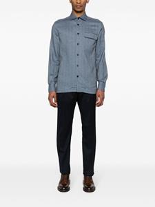 Corneliani Mid waist pantalon - Blauw