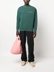 norseprojects Norse Projects Sweater met geborduurd logo - Groen