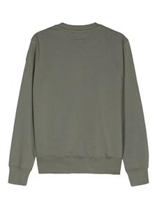 Parajumpers logo-plaque crew-neck sweatshirt - Groen