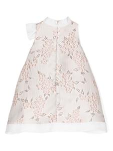 huckleboneslondon Hucklebones London Avondjurk met patroon - Roze