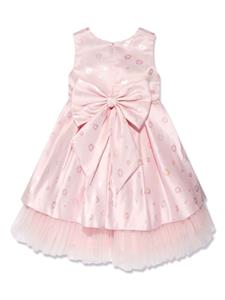 IAME Jurk met bloemen jacquard - Roze