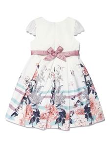 IAME Jurk met bloemenprint - Wit