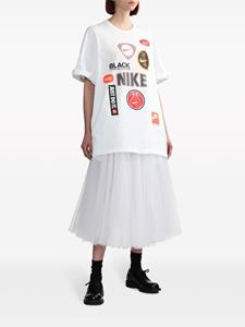 blackcommedesgarçons Black Comme Des Garçons Tulen midi-rok - Wit