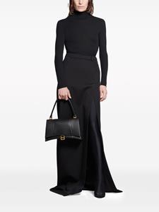 Balenciaga Maxi-rok met split - Zwart