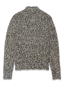Saint Laurent two-tone wool jumper - Zwart