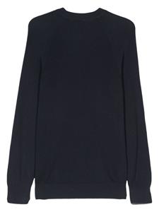 Brunello Cucinelli ribbed-knit jumper - Blauw