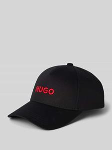 HUGO Baseballpet met labelstitching, model 'Jude'