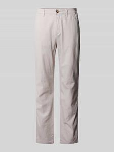 TOM TAILOR Chinohose REGULAR COTTON LINEN aus Leinenmix