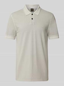 Boss Orange Slim fit poloshirt met labeldetail, model 'Prime'