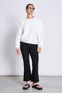 JAN N JUNE JAN 'N JUNE Damen vegan Sweatshirt Saraia Weiß
