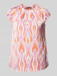 Comma Blouse met all-over motief