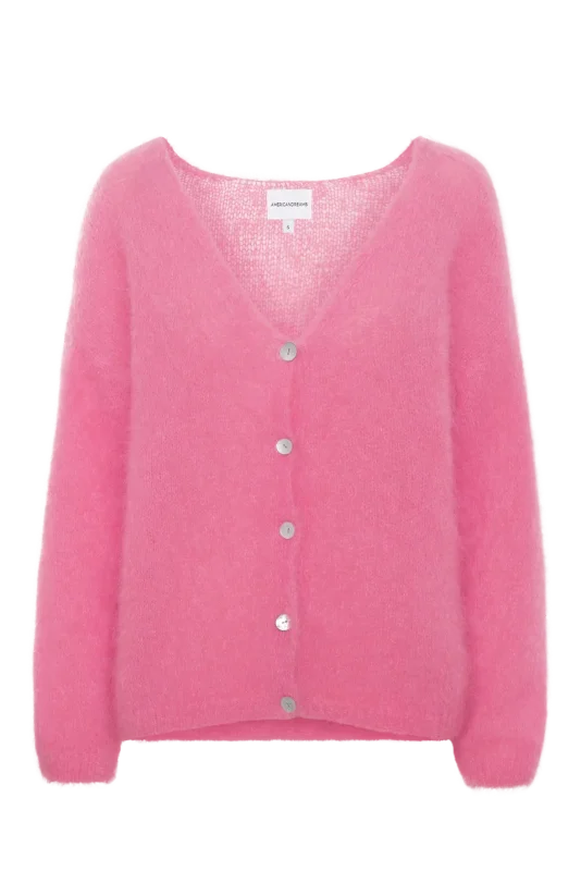American Dreams Cornelia ls cardigan pink -