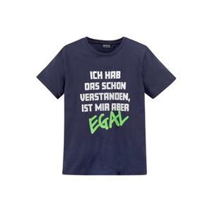 KIDSWORLD T-shirt ICH HAB DAS SCHON VERSTANDEN... Korte mouwen, basic pasvorm, bedrukt, ronde hals