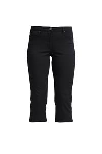 LAURIE Damen vegan Hose Charlotte Regular Capri Medium Length Schwarz