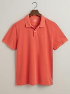 Gant T-Shirt SUNFADED PIQUE SS RUGGER, BURNT ORANGE