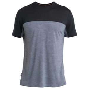 Icebreaker - Merino 125 Cool-Lite Sphere III S/S CB - Merinoshirt, grijs