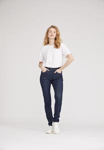 LAURIE Damen vegan Grace Slim Ml - Dunkelblauer Denim