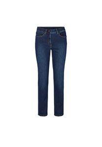 LAURIE Damen vegan Jeans Christie Regular Ml Washed Dark Blue Denim