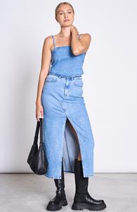 JAN N JUNE JAN 'N JUNE Damen vegan Denim Rock Luce Hellblau