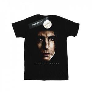 Harry Potter jongens Severus Sneep portret T-shirt 12-13 zwart