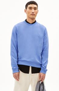 ARMEDANGELS Herren vegan Sweatshirt Baaro Blue Bloom