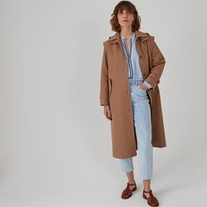 LA REDOUTE COLLECTIONS Trenchcoat met knoopsluiting, afneembare kap
