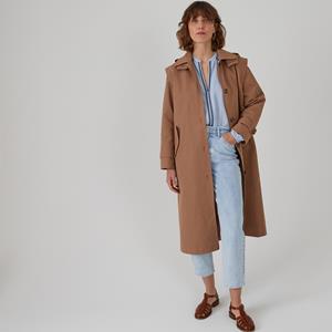 LA REDOUTE COLLECTIONS Trenchcoat met knoopsluiting, afneembare kap