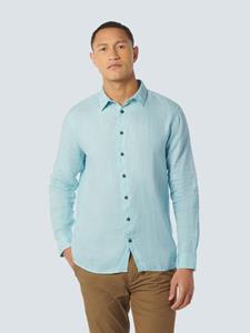 Overhemd Lange Mouw No Excess Overhemd Linnen Navy