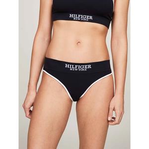 Tommy Hilfiger Underwear Bikinibroekje Bikini Ribstof, brede band, logo-inscriptie