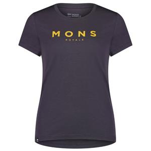 Mons Royale  Women's Icon Merino Air-Con Tee - Merinoshirt, grijs