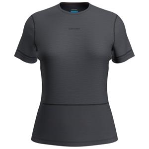 Icebreaker  Women's Merino 125 Zoneknit Energy Wind S/S Tee - Merinoshirt, grijs