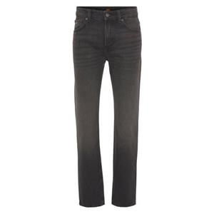 Boss Orange Straight jeans Maine BC met lederen boss badge