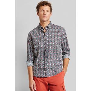 bugatti Langarmhemd mit Under-Button-Down