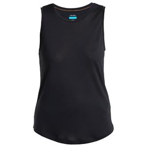 Icebreaker  Women's Merino 125 Cool-Lite Sphere III Tank - Tanktop, zwart