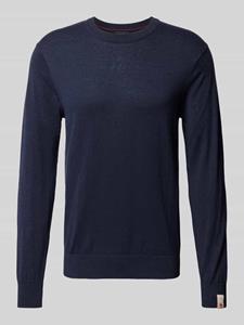 Scotch & Soda Gebreide pullover met labeldetail