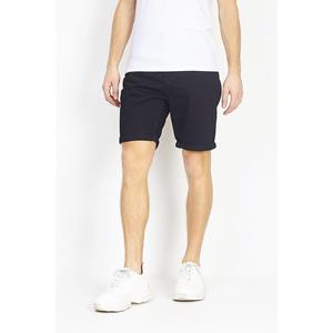 Brave Soul heren denim shorts met omgeslagen zoom M zwart