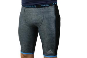 Adidas performance Adidas Techfit Chill Short Tights, Heren grijze Shorts 46 grijs