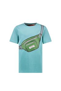 Tygo & Vito Jongens t-shirt - Toby - Aqua blauw