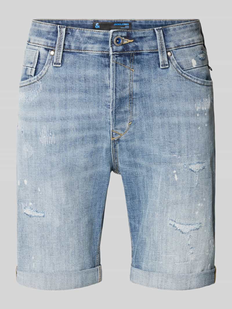 Jack & jones Korte jeans in destroyed-look, model 'BLAIR'