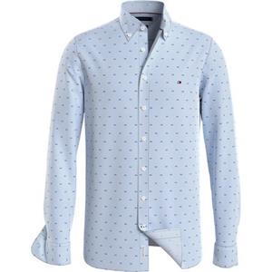 Tommy Hilfiger Langarmhemd "FIL COUPE SF SHIRT", mit durchgehender Knopfleiste