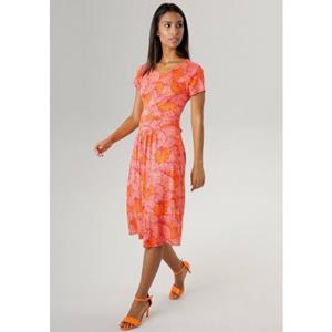 Aniston SELECTED Sommerkleid, mit gerafftem Taillenbund - NEUE KOLLEKTION