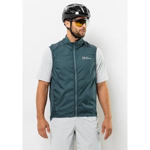 Jack Wolfskin Gravex Wind Vest Men Outdoor-bodywarmer Heren L emerald Emera