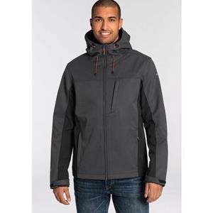 Icepeak Softshell-jack  BAZINE met stijlvolle logo-opschriften