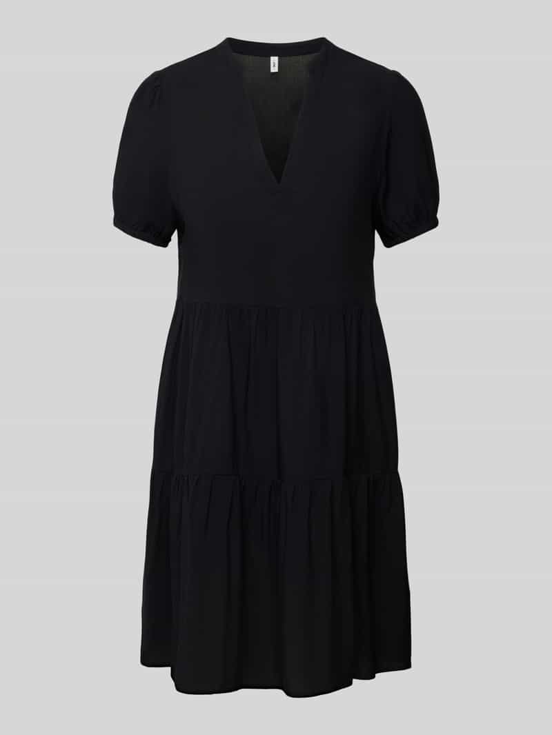 Only Mini-jurk van viscose in laagjeslook, model 'NOVA LIFE'