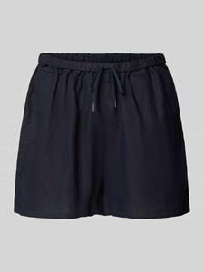 Tommy Hilfiger Shorts PULL ON CASUAL LINEN SHORT mit Logostickerei