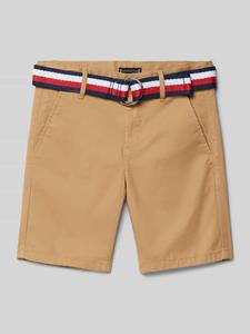 Tommy Hilfiger Kids Bermuda met stoffen ceintuur
