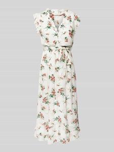 Apricot Midi-jurk van viscose met knoopsluiting