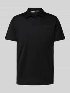 Karl Lagerfeld Regular fit poloshirt met labelprint