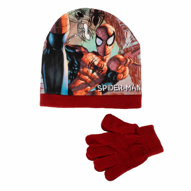 Ensemble 2pcs bonnet + gant spiderman Enfant 