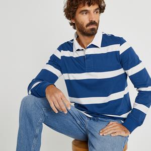 LA REDOUTE COLLECTIONS Gestreepte polo in bio katoen met lange mouwen